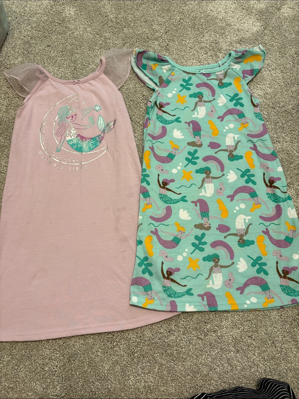 Carter’s Girls' Mermaid Nightgown lot 4-5